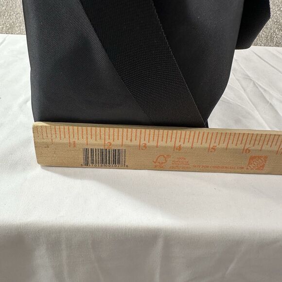 Baggalini Black Nylon Handbag, Small Tote Bag, Purse Shoulder Bag Pockets￼ - Picture 12 of 15